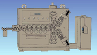 ব্যাসার্ধ 6-16mm ওয়্যার কয়েল জন্য কম্পিউটারাইজড শিল্পের বসন্ত যন্ত্রপাতি তৈরীর