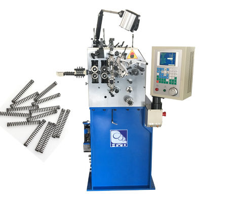 High-Precision 0.15-0.8MM CNC Spring Machine with 2 Axes Servo Motors and Max Wire Speed 1200m/min