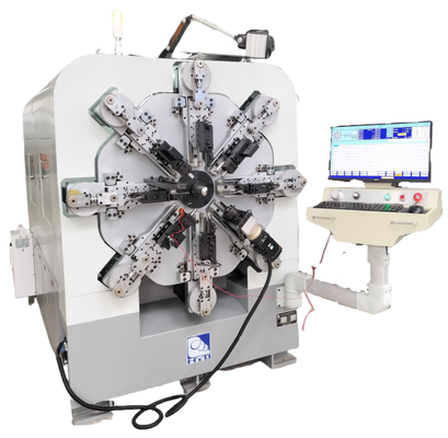 1.0-4.0mm Camless CNC Spring Making Machine 12 Axes Wire Forming Machine