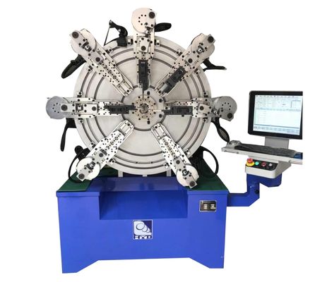 27KW CNC টেনশন টর্শন স্প্রিং কয়েলিং মেশিন বারো অক্ষ সিস্টেম সহ