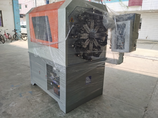 সানিও মোটর সিএনসি ক্যাম 0.3 - 2.5 মিমি ওয়্যার রোটেটিং বেন্ডিং মেশিন বসন্ত গঠনের জন্য