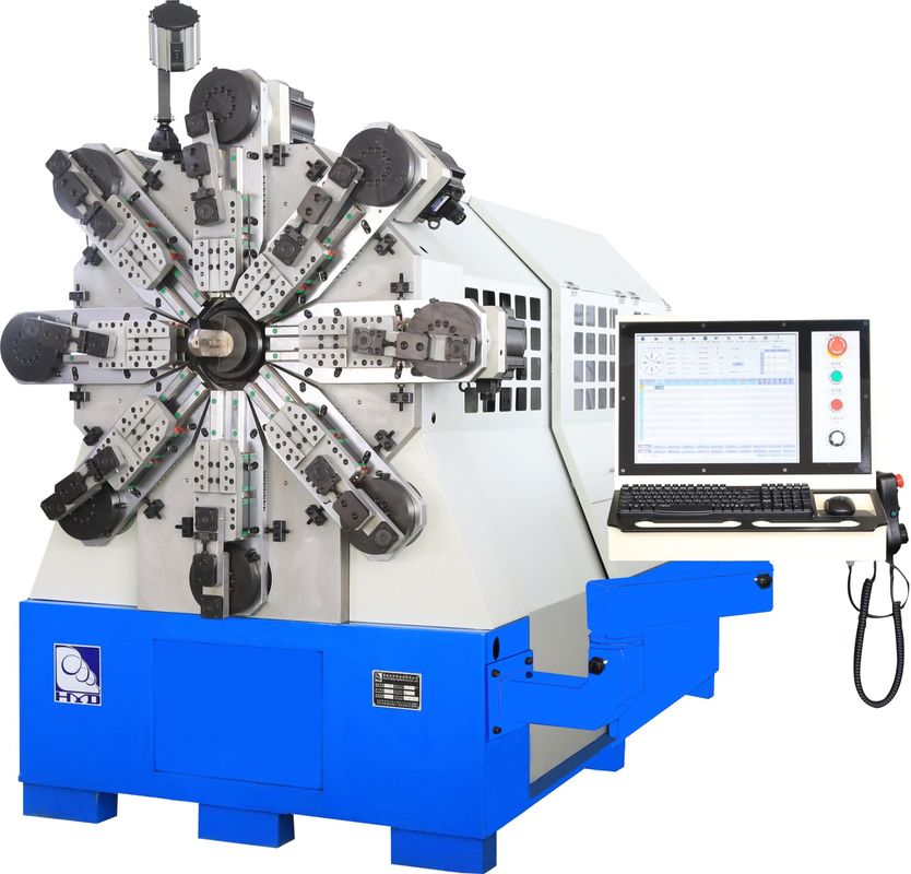 সর্বোচ্চ চৌদ্দ অক্ষ CNC স্প্রিং মেশিন 2.0mm - 6.0mm ক্যাম কম টর্শন সিস্টেম