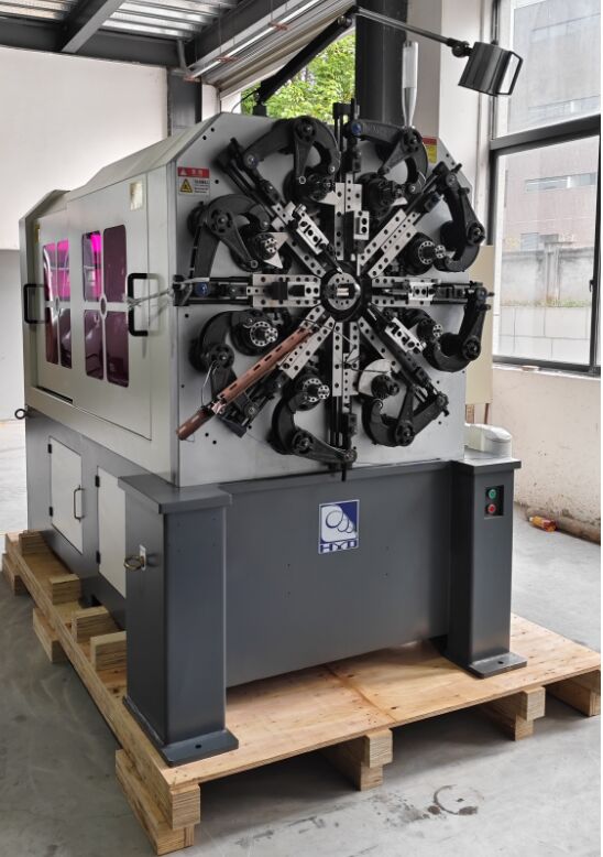ক্যাম 4.0mm CNC স্প্রিং মেকিং ইকুইপমেন্ট Sanyo Motor CE ISO9001 Blue Systems